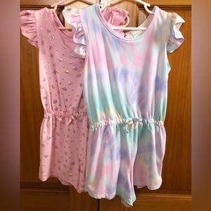 Girls rompers
